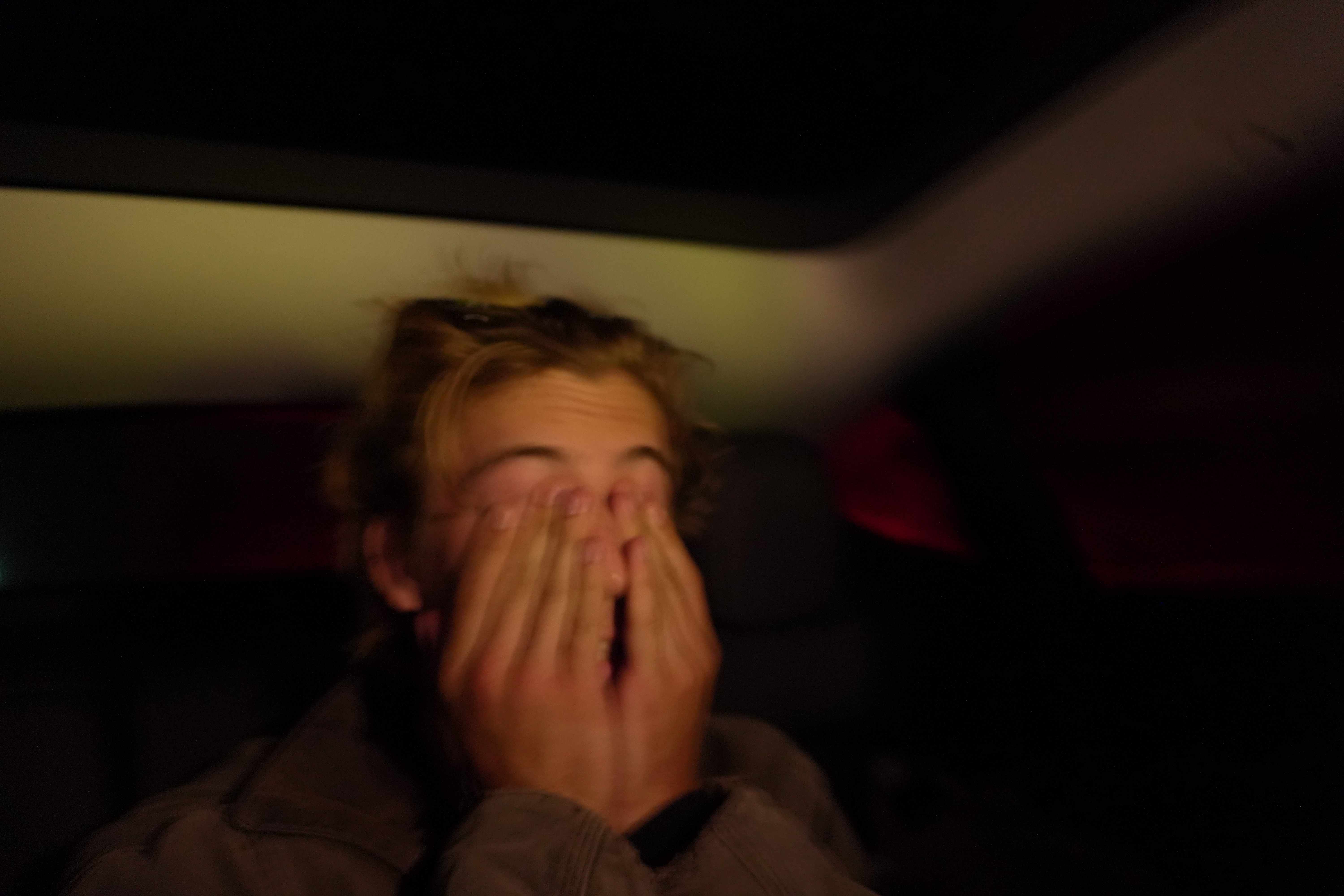 Creative study - Emotional portrait with hands covering face