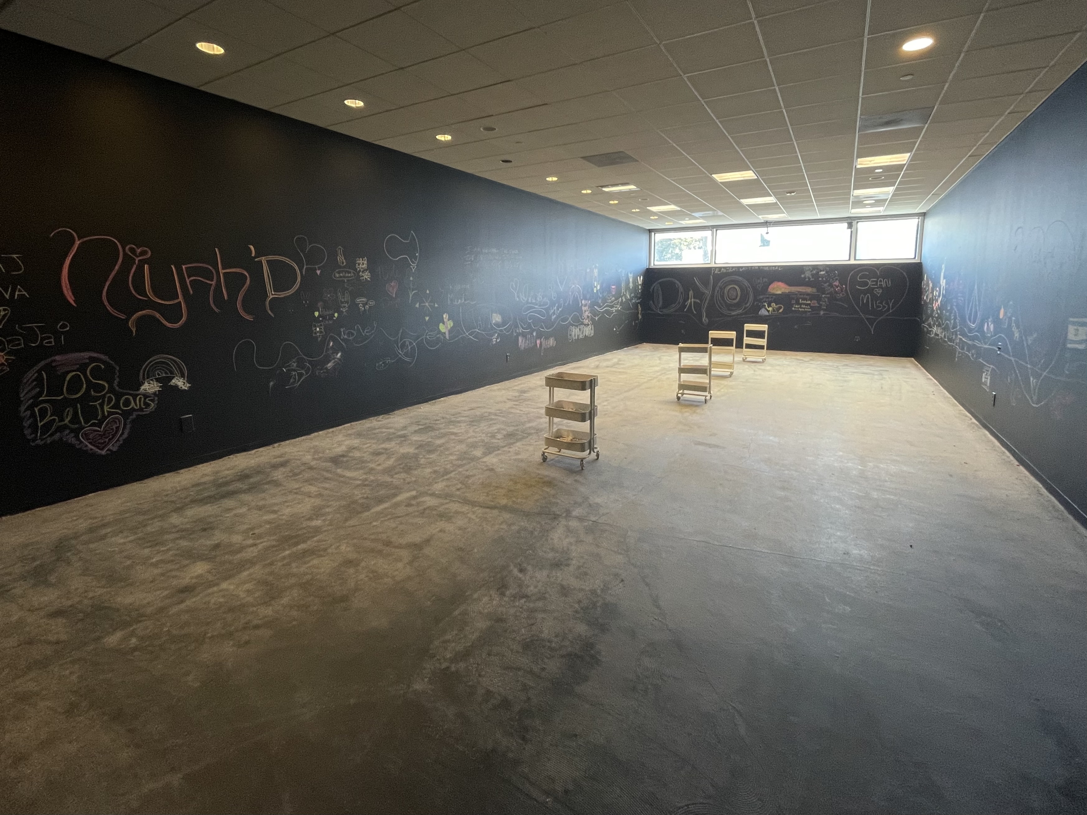 Creative study - Urban space with graffiti and natural lighting